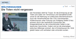 Die Toten nicht vergessen 2013